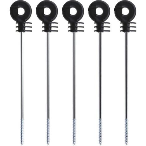 Isolateurs Annulaire avec Filetage Clôtures pour Élevage Accessoires Outils Bricolage, Longueur 255mm (1/5)