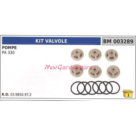 Kit valvola UNIVERSALE pompa Bertolini PA 330 003289