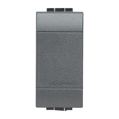 Tapa ciega Livinglight 1 módulo Antracita L4950