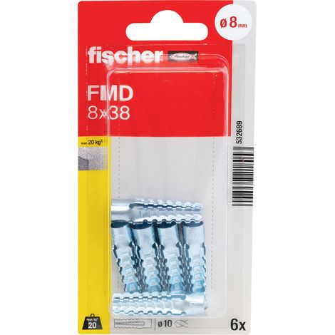 Fischer 532689 FMD 8 x 38 K NV Metallspreizdübel 38 mm 10 mm 1 Set