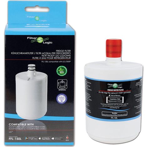 FilterLogic FFL-150L Fridge Water Filter Compatible with LG LT500P