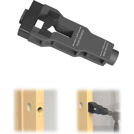 Outil de mortaise pour loquet de porte, kit d'installation de loquet de porte facilitant le retrait de matière pour une installation propre, affleurante et précise, outil pour loquet de porte pour por