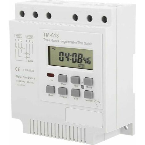 Temporizador programable - Temporizador TM-163 de 380 V para motor trifásico de CA de 350 V a 420 V (1/5)