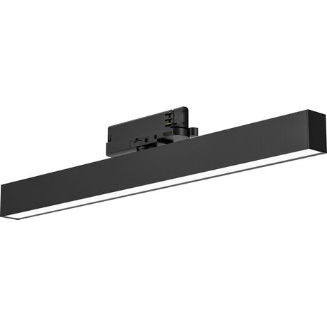 Bande Led Gfa 28W Pour Rail Triphasé 3000K 2021Lm Faisceau 38° Aluminium Noir Mat - Gealuce (1/3)
