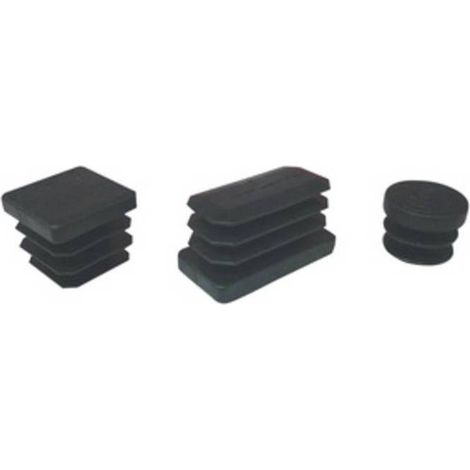 5 x BL PUNTALE ALETTATO 40X40 MM NERO 6 PZ