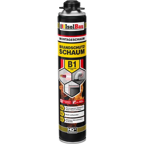 Espuma ignífuga IsolBau B1, 750 ml (1/5)