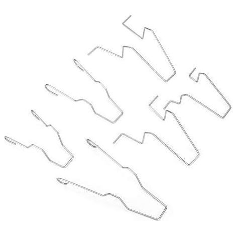 6 PCS Phare en Acier Phare Dip Faisceau Faisceau Tête Lampe Ampoule de Maintien Ressort Clip Pince, Clips de Fixation des Ressorts de Suspension pour H1/H3/H4/H7, 5ZHSFULLKIT (1/5)
