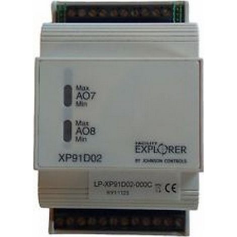 Johnson Controls LP-XP91D02-000C - Module dextension - 6 entrées 2 sorties - Analogiques