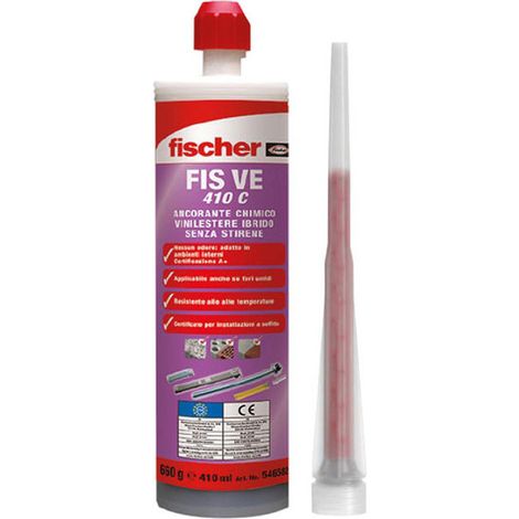 Cheville chimique FIS VE 410C ml 410 Fischer