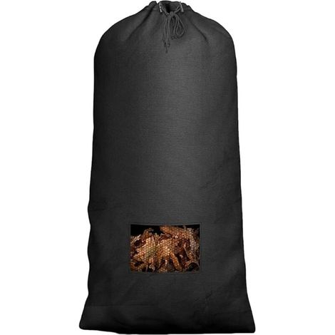 Bolsa recogedora de hojas de 200 x 130 cm para tractores cortacésped, gran capacidad para una rápida recogida de hojas, adecuada para la mayoría de las cortadoras de césped. (1/4)