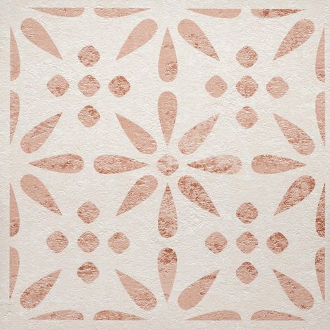 d-c-fix piastrelle adesive pavimento Fiori Vintage - 11 pezzi - PVC vinile impermeabile rivestimento vinilico listoni mattonelle per uso interno, bagno e cucina 30x30 cm (1/4)