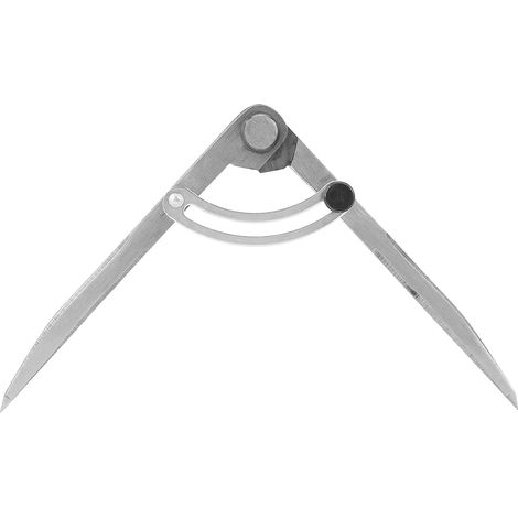 Compas de division en cuir à ailettes 150mm, outil rotatif de traçage pour espacement et bordures (1/5)