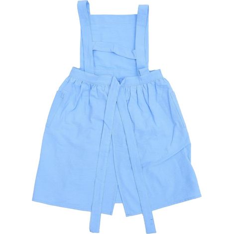 Tablier Solide et Élament Bleu et Garçon et Filles en Coton et Lin avec Double Poche Cuisine, Peinture et Pâtisserie pour Garçons et Filles (1/5)