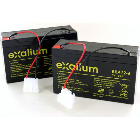 Batteries plomb 6V 12Ah pour bateau amorceur – Spécial catamaran – Haute capacité – Idéal pour navigation en eaux calmes