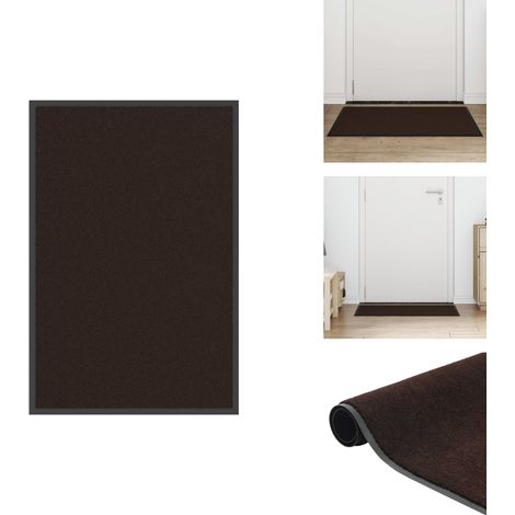 Paillasson marron 60x90 cm - Paillasson - Paillasson De Porte - Paillasson De Bienvenue - Paillasson De Porte Extérieur (1/5)