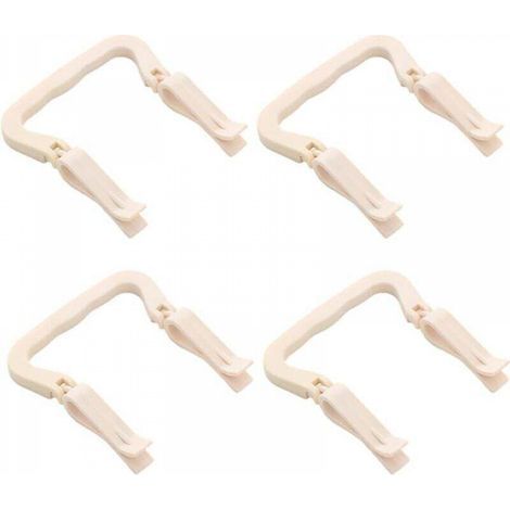 4 pièces Support sac poubelle Clip Fermeture poubelle Supports de pince à clip en plastique pour poubelle de poubelle de cuisine Poubelle Clip (1/5)