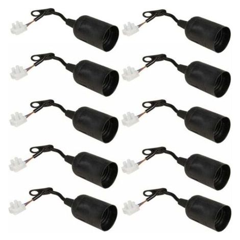 Set di 10 Prese Edison E27 per Illuminazione Industriale, Strutturale ed Esterna (1/4)