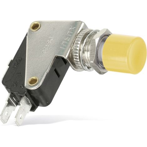 Einbau-Drucktaster DS438, 7,5 A/250 V, gelb (1/5)