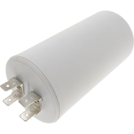 Condensateur de démarrage 55µF 450VAC – Polypropylène – Installation facile avec bornes à vis et faston – Pour moteur électrique – Bematik (1/7)