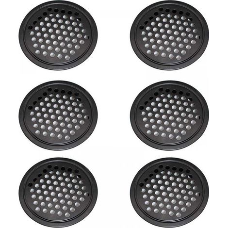 Grilles d'aération en acier inoxydable, grilles d'aération pour armoires - grilles d'aération rondes de 65 mm.