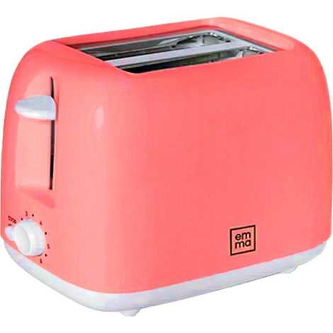Tostapane Elettrico Automatico Vintage Colore Corallo 750 Watt Emma (1/2)
