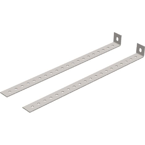 900HAL4 - Kit 2 supports de fixation supplémentaires (pour guide en acier) Key Automation Hal4