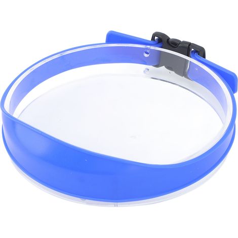 Gabarit de coupe de cheveux à faire soi-même, gabarit de coupe en silicone incurvé et respirant, guide de coupe de cheveux à domicile pour garçons et hommes, bleu (1/5)