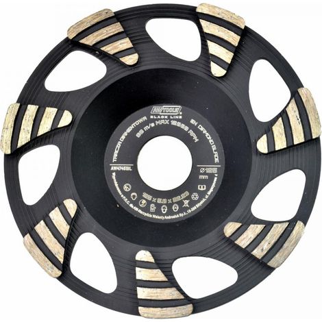 Disque à meuler diamanté Awtools à vitesse rapide / 125 mm (1/2)