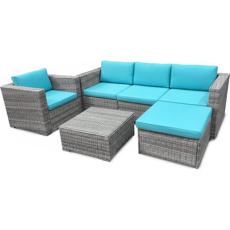 Conjunto de Jardin Sofa + Mesa + Sillon. Muebles de Jardin y Terraza