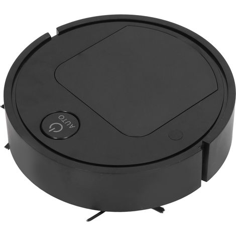 Balai Intelligent 3 en 1 Mini, Rechargeable USB, Machine à Balayer pour Maison - Noir