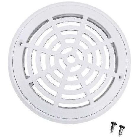 Accessoire de piscine : bonde de fond ronde Sp-1030, couleur blanche, 1 pièce pour vidange de piscine (1/4)
