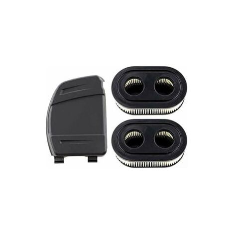 Juego de 2 filtros de aire con cubierta de filtro de aire für motores Briggs & Stratton 550E, 575EX, 575IS, 625EXI, 650EXI, 675EXI, 675IS, reemplaza las piezas 594106, 798339, 798452, 593260. (1/5)