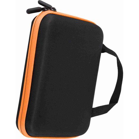 [Organizer für Aromatherapieprodukte] [63 Fächer] Strapazierfähige, tragbare Aufbewahrungstasche aus EVA für ätherische Öle (Orange, 21,5 × 17,2 × 5 cm) (1/5)
