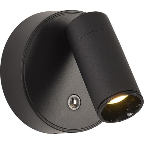 Applique a LED - Applique per soggiorno, applique per camera da letto, installazione magnetica, controllo touch regolabile a 360°, 2000 mAh, ricaricabile tramite USB, rotazione a 360° a sinistra e a d (1/4)