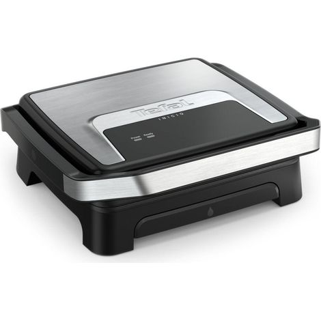 Tefal GC271D10 Grill elettrico in acciaio inox 2000 W multifunzione
