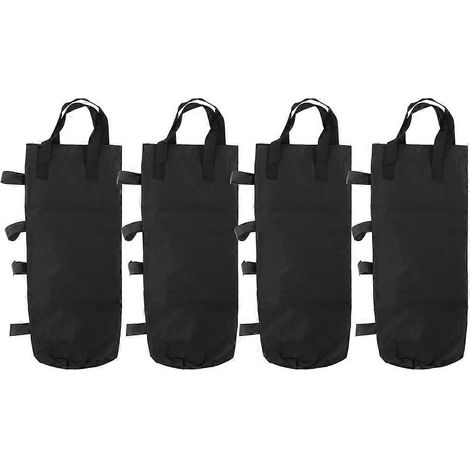 4Pcs Base lestée antidérapante pour tente auvent parasol, fixation stable résistant au vent, accessoire extérieur pour tonnelle et store banne (1/5)