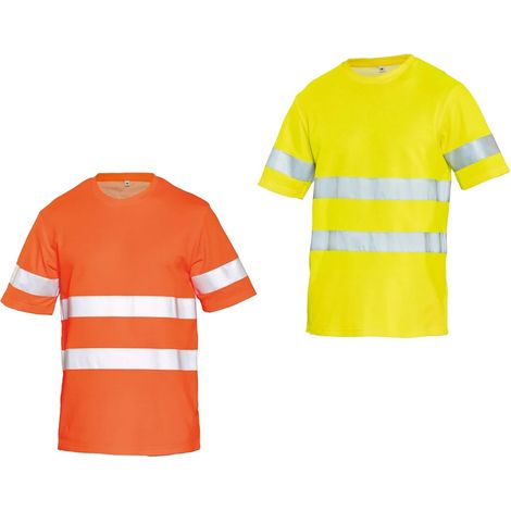 Warnschutz-Arbeits-T-Shirt Siggi Step One HV 69SE0692 - M - Orange (1/3)