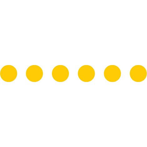 Lot 2 bandes 100mm x 1m - Ronds Jaune - 4640112