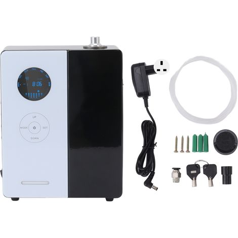 Diffuseur d'huiles essentielles électrique mural 200 ml, compatible WiFi, pour bureau, prise UK 100-240V, blanc (1/5)