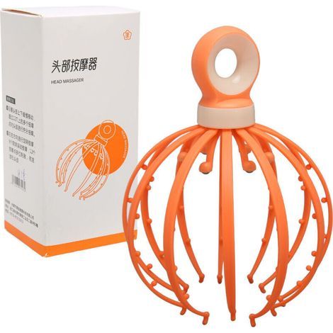 Massageur de Tête Portable Mini Griffe Anti-Stress Détente Profonde pour Cuir Chevelu (1/5)