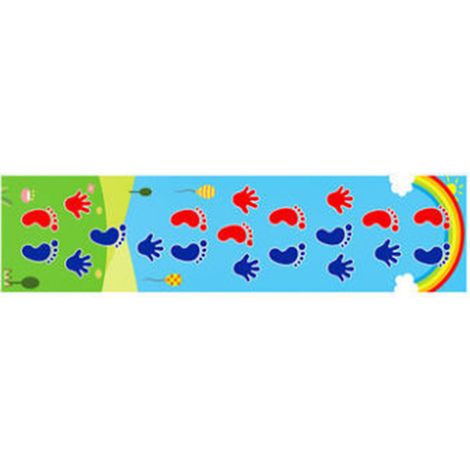 Tapis de jeu imperméable pour enfants, couverture de jeu en tissu, usage domestique, dimensions : 2,8 m x 0,6 m / 9,19 m x 1,97 m (1/5)