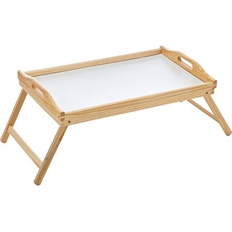 Zeller 24038 Vassoio da Letto, Legno, Beige, 50x30x24.5 cm (1/4)