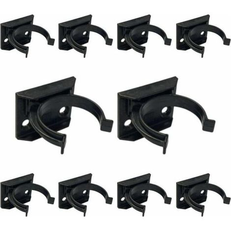 10x clip à visser pour plinthe meuble tube pied cuisine salle bain piétement (1/4)