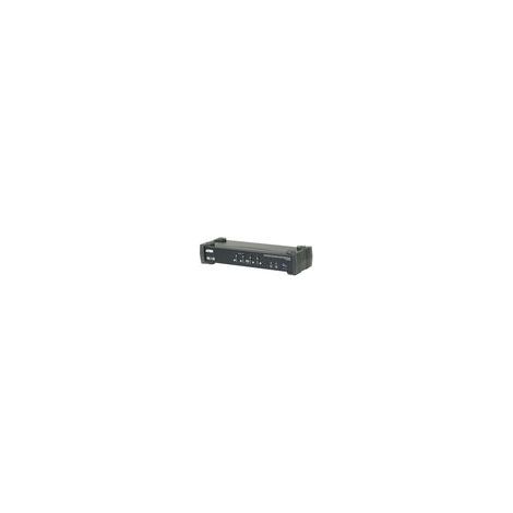ATEN Switch KVMP™ DisplayPort 4K MST USB 3.0 de 4 puertos (cables incluidos)