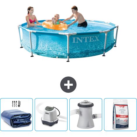 Intex Piscina con struttura Rotonda - 305x76 cm - 7-pezzi  SCB54 (1/5)