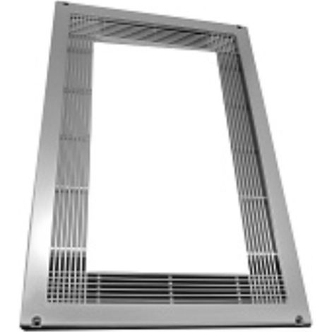 Marco microondas plastico color inox niquel