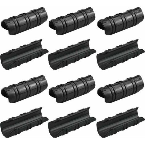 100PCS Serre Clips, Pinces à Tuyau pour la Fixation des Housses au Jardin Serres, Jardin Bâtiments Tube Clip pour la Fixation des Housses au Jardin Serres,des Films,des Plantes 19mm (1/5)