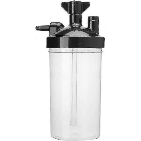 Bouteilles d'humidificateur pour générateur d'oxygène, humidificateur concentrateur d'oxygène durable et pratique, design translucide en plastique pour la maison (1/4)