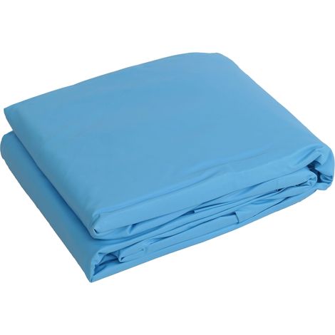 [JAMAIS UTILISÉ] Revêtement intérieur pour piscine/pool, banne/bâche intérieure, épaisseur 0,5mm, Ø 4,57m x 1,32m