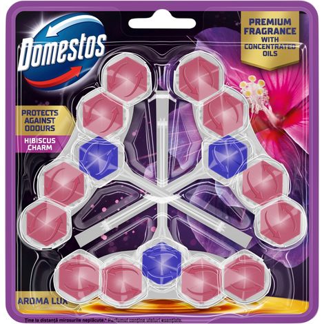 903235 Domestos Aroma Cubi all'Ibisco 3x50g
